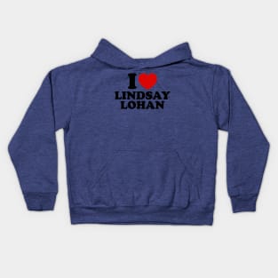 I Love Lindsay Lohan Kids Hoodie